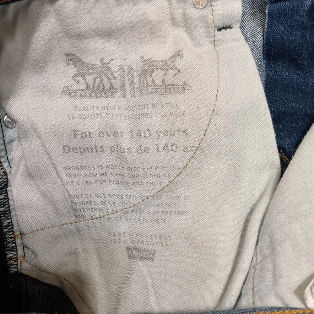 Levi's Dark Wash Jean Shorts